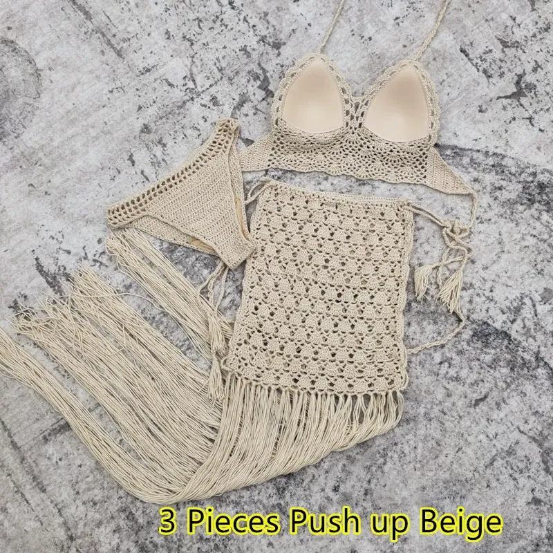3 Pièces Push up Beige