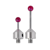 Sonde tactile en acier tungstène massif M5 Ruby haute rigidité pour détecteur de machine CNC CMM 3D