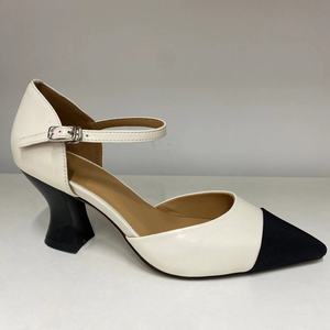 Nouvelles Escarpins Pointus pour Femmes, Talons Hauts de 7 cm, Confortables, Tendance Luxe, Extérieur, Grandes Tailles, Logo Personnalisé, Cuir Véritable - Product Image 5