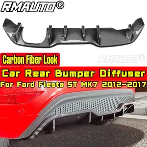 Kit de Carrocería para Ford Fiesta ST MK7 2012-2017, Protector de Parachoques Trasero, Difusor de Parachoques Trasero, Alerón, Accesorios para Automóviles - Product Image 1