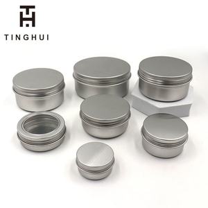 กระป๋องโลหะอะลูมิเนียมเปล่าขนาด 5 กรัม 10 กรัม 15 กรัม 20 กรัม 30 กรัม 50 กรัม 100 กรัม แบบฝาเกลียวทรงกลม สำหรับใส่เทียน เครื่องเทศ ครีมทาหน้า พร้อมฝาปิดผนึก - Product Image 3