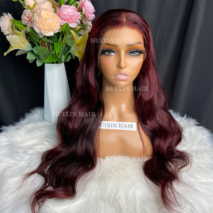 <strong>Good</strong> Quality Straight Brazilian Peruvian Indian Unprocessed Hair Remy Raw Virgin Burgundy 13x4 hd Lace Frontal <strong>Wig</strong> - Product Image 4