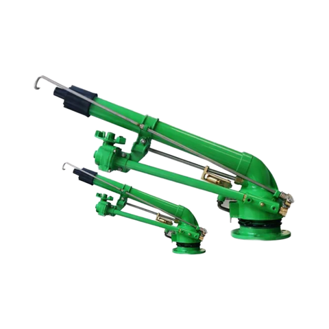 Green 360 Degree Irrigation Sprinkler Metal Gun Sprinkler with Long-Range Spray for Farm Irrigation System