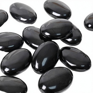 Natural Gold Obsidian <b>Crystal</b> <b>Raw</b> Stone Ornament Oval Handle Piece Mineral Specimen Laser Printed Polished DIY Feng Shui Pendant - Product Image 3