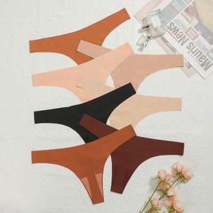 Nouveauté 2026 Tangas, Bikinis et Strings pour Femme en Soie Glacée, Sans Couture, Invisibles, Sans Trace, Logo Lettre, Marque Privée, Personnalisables - Product Image 6