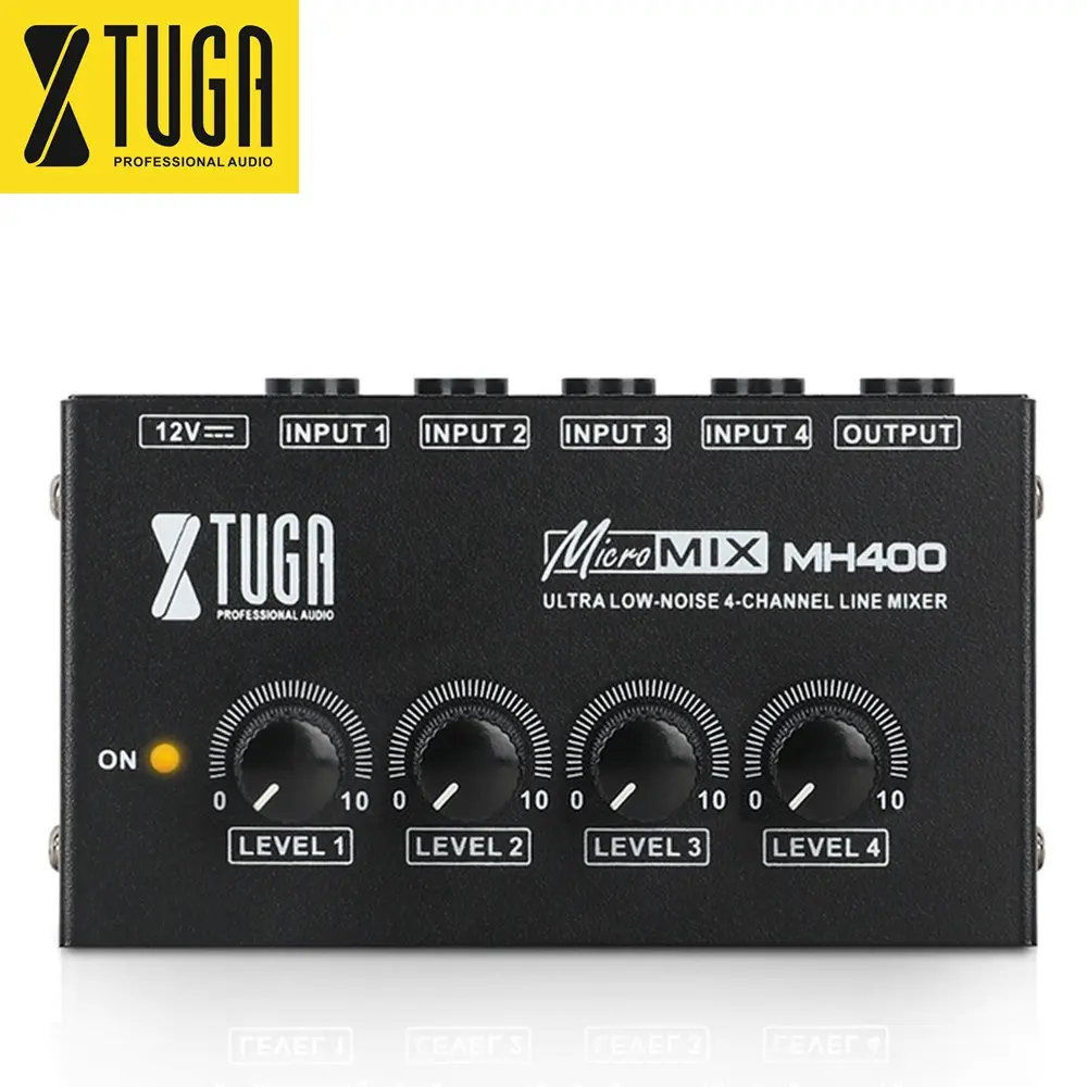 Xtuga MH400 nuovo prodotto mixer per linea di miscelazione audio mini studio audio