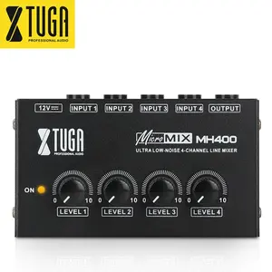 Xtuga Mh400 Nieuw Product Studio Audio Mini Sound Mixing Line Mixer