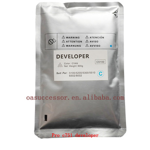 Pro C751 <strong>Developer</strong>, D0749640,For Ricoh Aficio Pro C651 C651EX C751 C751EX C900 C901 C5100 C5510 C6502 C8002,D0749660 D0749670 - Product Image 4