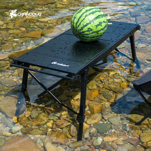 Mesa Plegable para Picnic, Mesa IGT de Aleación de Aluminio, Mesa de Estilo Panel Metálico con Altura Ajustable para Acampar al Aire Libre - Product Image 6