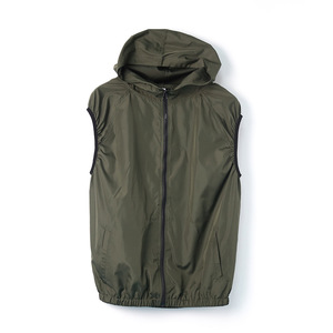 Fan Cooling Vest Slim Fit <b>Thin</b> Straight Hem Outdoor Sports Summer Casual With <b>Hoodie</b> Air Conditioning Clothing - Product Image 3