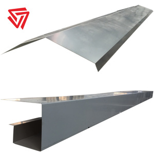 Cubierta y Canalón <span class=keywords><strong>para</strong></span> Techos de Paneles Sándwich, Núcleo de PU/PUR Ignífugo B1, Color Personalizado - Product Image 3
