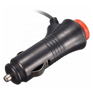 محول طاقة ولاعة سجائر السيارة MX 24 فولت مع كابل تمديد ذكر وزر تشغيل وموصل تيار مستمر 5.5 ملم 2.1 ملم - Product Image 5