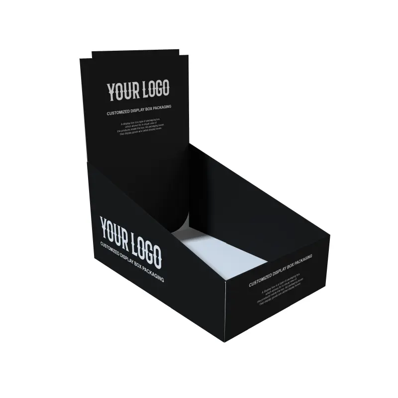 थोक ब्लैक सिगरेट चॉकलेट डिस्प्ले बॉक्स हॉट सेल कस्टम लोगो शो पैकेज बॉक्स