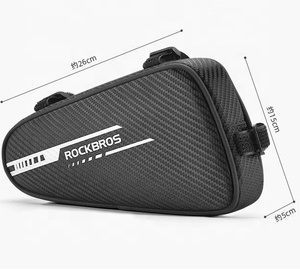 <span class=keywords><strong>ROCKBROS</strong></span> 反光三角包 侧袋 斜纹 Toxturo 管状包 自行车车架包 自行车配件 - Product Image 5