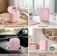 Diffuseur de parfum de poche écologique rechargeable, mini atomiseur d'arômes alimenté par batterie, capacité de 5 ml, pour une utilisation sur table, à la maison ou au bureau