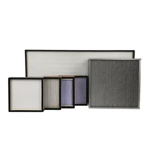 H14 HEPA air filter with galvanized or aluminum frame