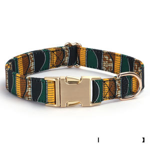 Collar y Correa para Perro con Liberación Rápida, Diseño de Rayas de Nailon, Hebilla Dorada Clara con Letras Grabadas, Encantador Morado Rosado para Perros y Gatos - Product Image 6