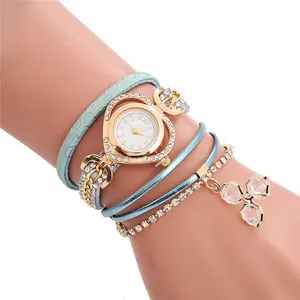 Hot Sale WW109 Heart Shaped Watches For Women Fashion Diamond Watch With Pendant montre homme