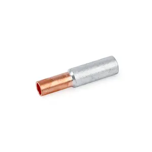 Aluminium copper tube to bimeatal connector terminal manufacture in china factory