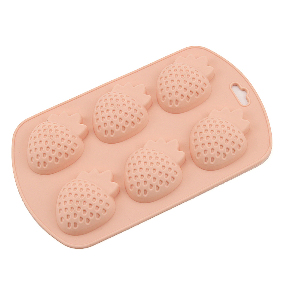 Silikon-Obst-Formen Set – 3D Erdbeere, Zitrone, Ananas & Trauben Für Fondant, Schokolade, Seife & Mehr