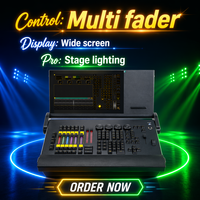 Console d'éclairage DMX à écran tactile pliable MOKE, processeur I5, pour scène, mariage, concert, spectacle