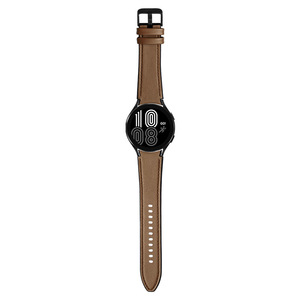 Bracelets de montre en cuir véritable incurvés intelligents, design de créateurs, 20 mm 22 mm, luxe pour <span class=keywords><strong>Samsung</strong></span> <span class=keywords><strong>Galaxy</strong></span> <span class=keywords><strong>Watch</strong></span> 4 42 mm 46 mm - Product Image 2