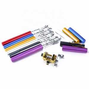 Portable Pocket Telescopic Mini <strong>Fishing</strong> Pole <strong>Pen</strong> Shape Folded <strong>Fishing</strong> <strong>Rod</strong> With Reel Wheel - Product Image 6
