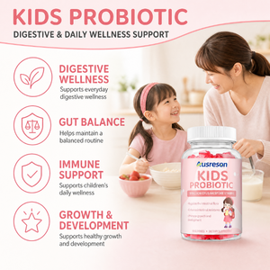 Gomitas Probióticas y Prebióticas OEM, Suplemento Vitamínico con Zinc para la Salud Digestiva e Intestinal, Gomitas Probióticas para Niños - Product Image 3