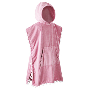 Serviette <span class=keywords><strong>de</strong></span> plage à capuche très vendue pour adolescents avec pompon pour tout-petits pour la piscine Serviettes <span class=keywords><strong>de</strong></span> <span class=keywords><strong>bain</strong></span> - Product Image 6