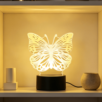 Multiple Styles USB Plug-in Eid Mubarak Festival musulman Lampe décorative Ramadan Ornement Maison Chambre Fête 3d Led Light