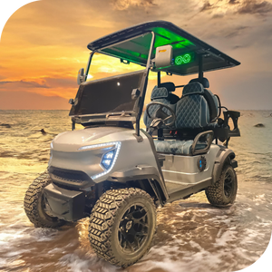 รถกอล์ฟไฟฟ้าสำหรับล่า4x4 4 4ที่นั่ง7500W ปรับแต่งได้ - Product Image 5