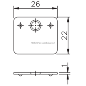 Quincaillerie de <span class=keywords><strong>fermeture</strong></span> magnétique à double porte Loquets de porte Fermeurs d'armoires pour le salon Loquets de mobilier scolaire extérieur (lot de 3) - Product Image 3