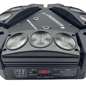 AICPOSE 9X10W RGBW 4 en 1 Spider Moving Head Light con Control DMX512 Iluminación LED para DJ - Product Image 4