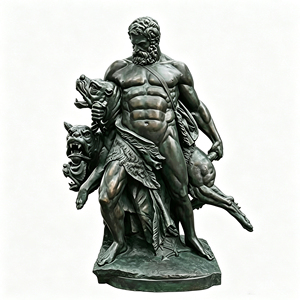 Estatua de Bronce de Hércules Cerberus, Mitología Griega, Escultura de Cobre Personalizada a Tamaño Real para Decoración de Jardín o Villa al Aire Libre - Product Image 4