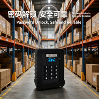 Cadenas électronique à câble durable avec mot de passe, conception robuste, réinitialisation facile pour la logistique longue distance, contrôle de sécurité des marchandises, GPS