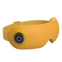 Masque de massage oculaire vibrant 4D intelligent électrique portable sans fil OEM avec télécommande sans fil et fonction chauffante pour le soulagement et les soins oculaires
