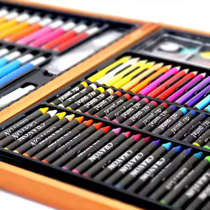 Biefa Wps150 Nghệ Thuật Và Thủ Công Mỹ Nghệ Vật Liệu Vẽ Nguồn Cung Cấp 150 Mảnh Sang Trọng Bằng Gỗ <span class=keywords><strong>2</strong></span> Màu Sắc Sáng Tạo Hộp Quà Tặng Vẽ Tranh Nghệ Thuật Thiết Lập Kit - Product Image 6