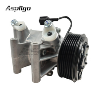 Compresor de Aire Acondicionado para Auto NISSAN Micra (México) MICRA IV (K13) (K14) (K13) 2010, 7PK, 100MM, 12V, 92600-1HC5A, 926001HC2A, 926001HC1A