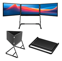 Eimio Monitor Portátil IPS de 15.6 Pulgadas, Cuádruple, para Juegos, con Altavoz Integrado, Múltiples Entradas, 1080P, Tipo-C, Plug and Play, Extensor de Pantalla para Portátil, OEM