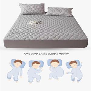 Yatak koruyucu mikrofiber kumaş monte levha tek boyutu su geçirmez yatak pedi kapitone nefes - Product Image 6