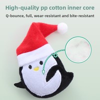 Série de Noël : Jouet à mâcher en peluche et herbe à chat, petit et mignon, brodé pour chat