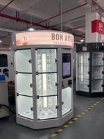 Fournisseur de distributeurs automatiques Haloo, distributeur automatique de fleurs, distributeur de fleurs à écran tactile