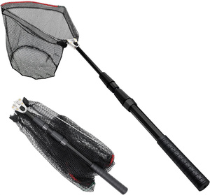Épuisette de pêche pliable et extensible, légère, robuste, multifonctionnelle, avec poignée antidérapante, pour la pêche en <span class=keywords><strong>mer</strong></span> et les activités nautiques en haute <span class=keywords><strong>mer</strong></span> - Product Image 1