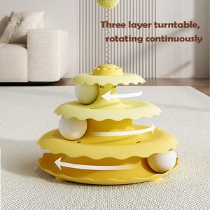 New Design Small Volume Four Layer Smart Interactive <b>Cat</b> Tower Set Interactive Training <b>Cat</b> Wheel <b>Toys</b> <b>Cat</b> Turntable <b>Toy</b> - Product Image 6