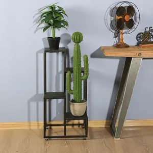<span class=keywords><strong>Support</strong></span> de pot de fleurs en métal pour plantes d'intérieur et d'<span class=keywords><strong>extérieur</strong></span>, en fer forgé, 4 plateformes, pour jardin et maison - Product Image 4