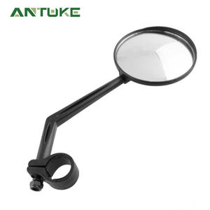 Espejo convexo negro para bicicleta, espejo retrovisor ajustable para manillar de bicicleta de montaña, accesorio de ciclismo de plástico, 7,5 cm de longitud - Product Image 4