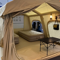 Tissu imperméable de PVC d'Oxford de tente de famille d'air de luxe gonflable portatif direct d'usine meilleur pour le camping extérieur