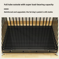 Cage à chien intérieure anti-impact en métal sur mesure, tube en acier épaissi, taille personnalisée, cage pour animaux de compagnie bon marché