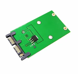 Msata मिनी Pci-ई SSD ठोस राज्य ड्राइव माइक्रो Sata रिसर कार्ड 1.8 इंच करने के लिए एडाप्टर कार्ड