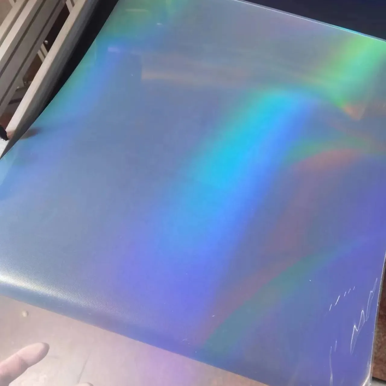 Passen Sie holo graphische Laminat platte dünne leuchtende Folie Hologramm-Acryl platte an